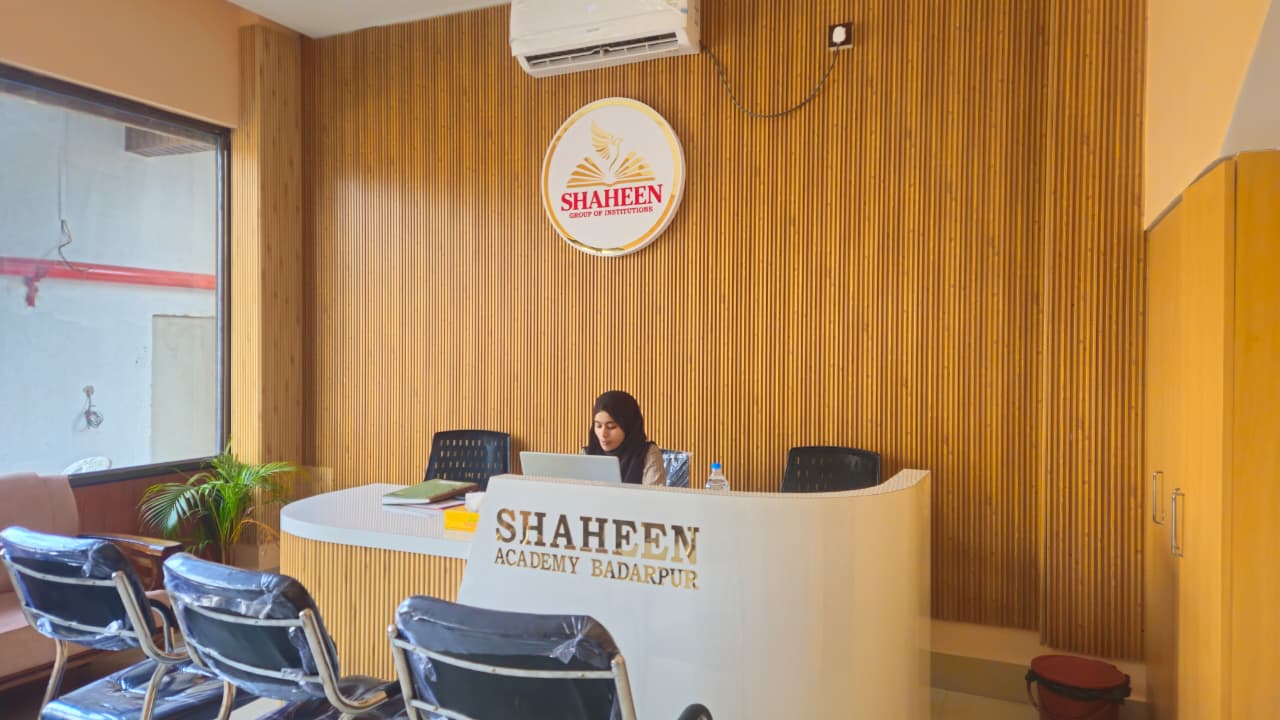 Classrooms at work during a school day at Shaheen Academy Badarpur